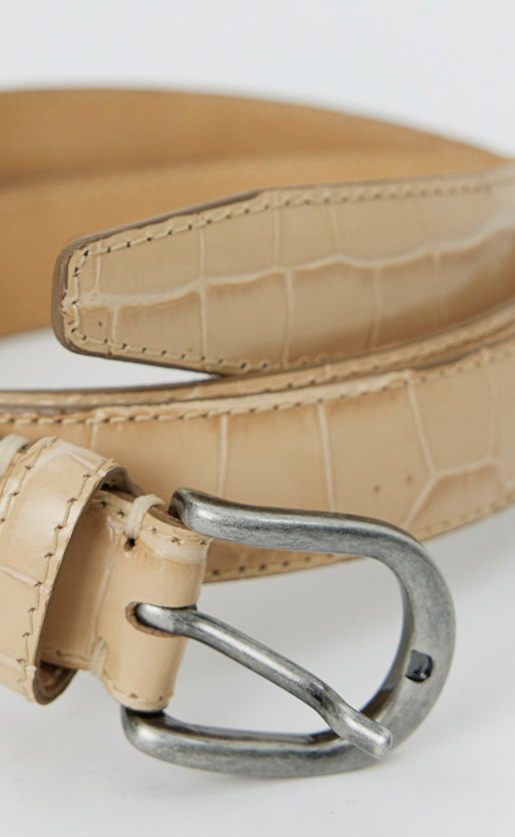 Occasion Belt - Pale Croc