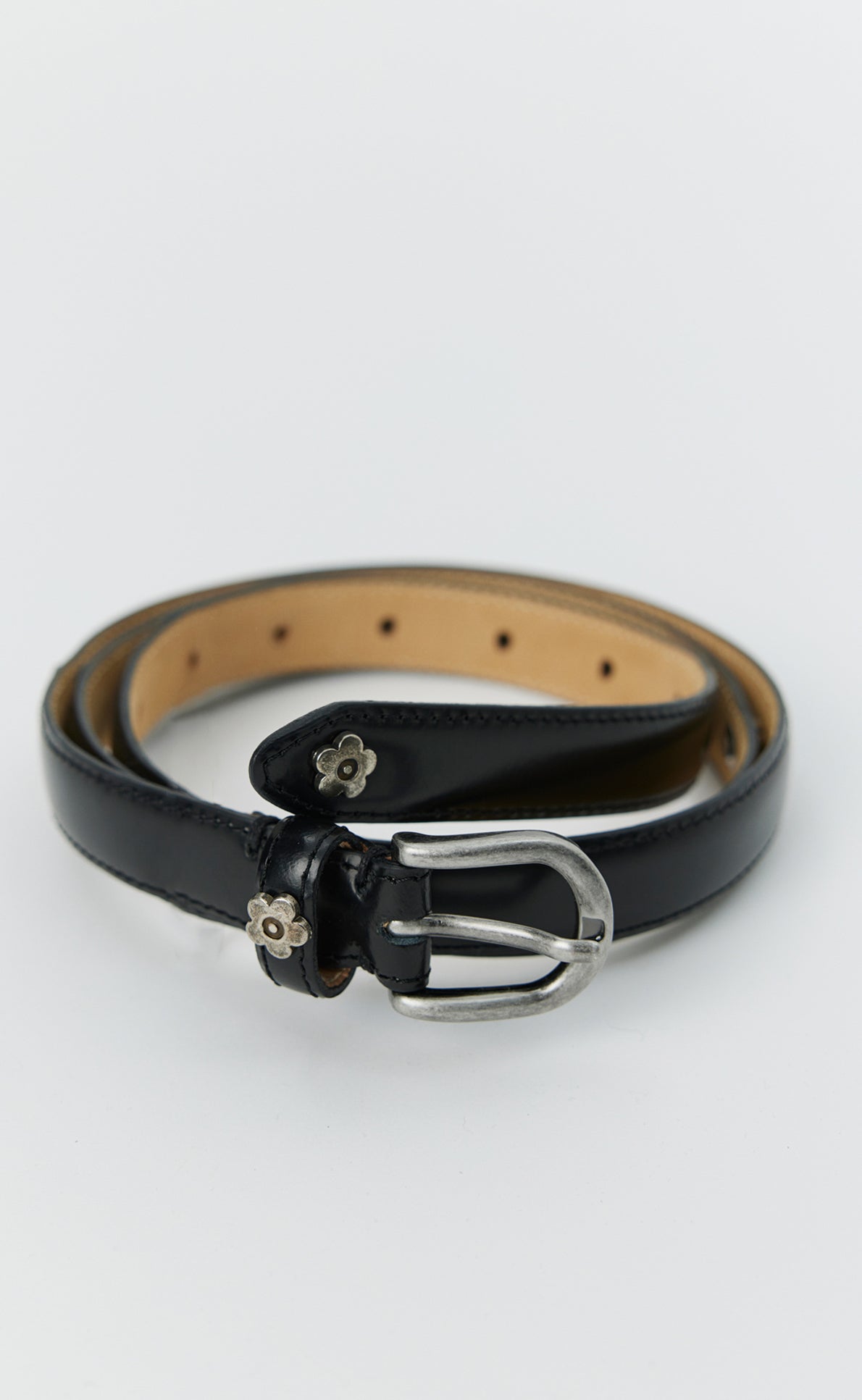 Purpose Belt - Rivet Black Polido