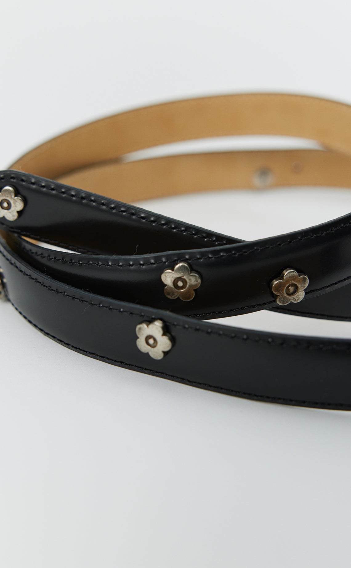 Purpose Belt - Rivet Black Polido