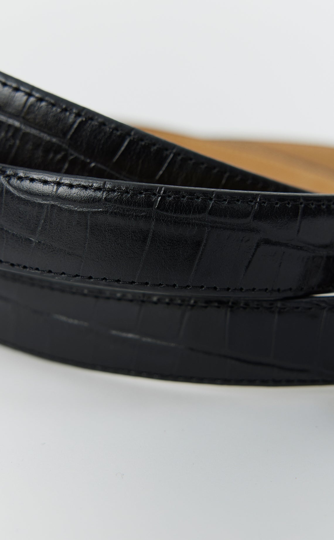 Occasion Belt - Black Croc