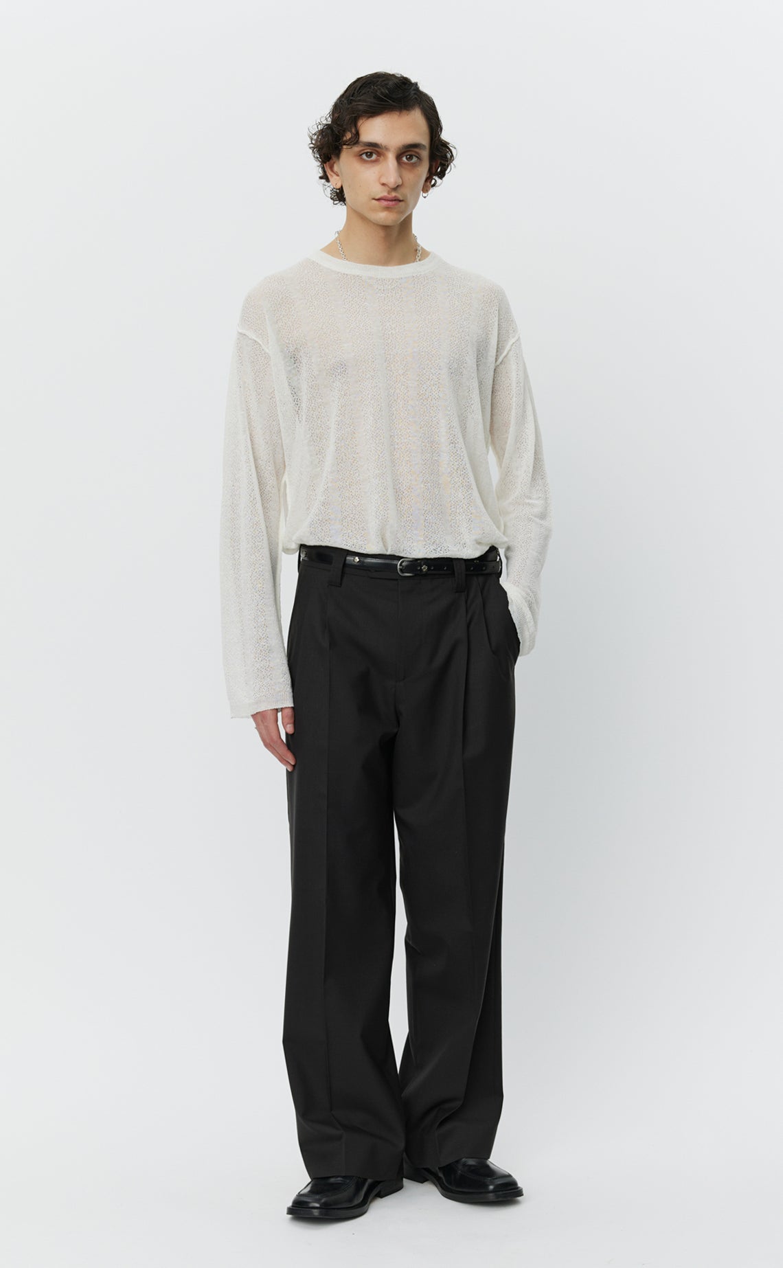 Classic Trousers - Coffee Twill Wool