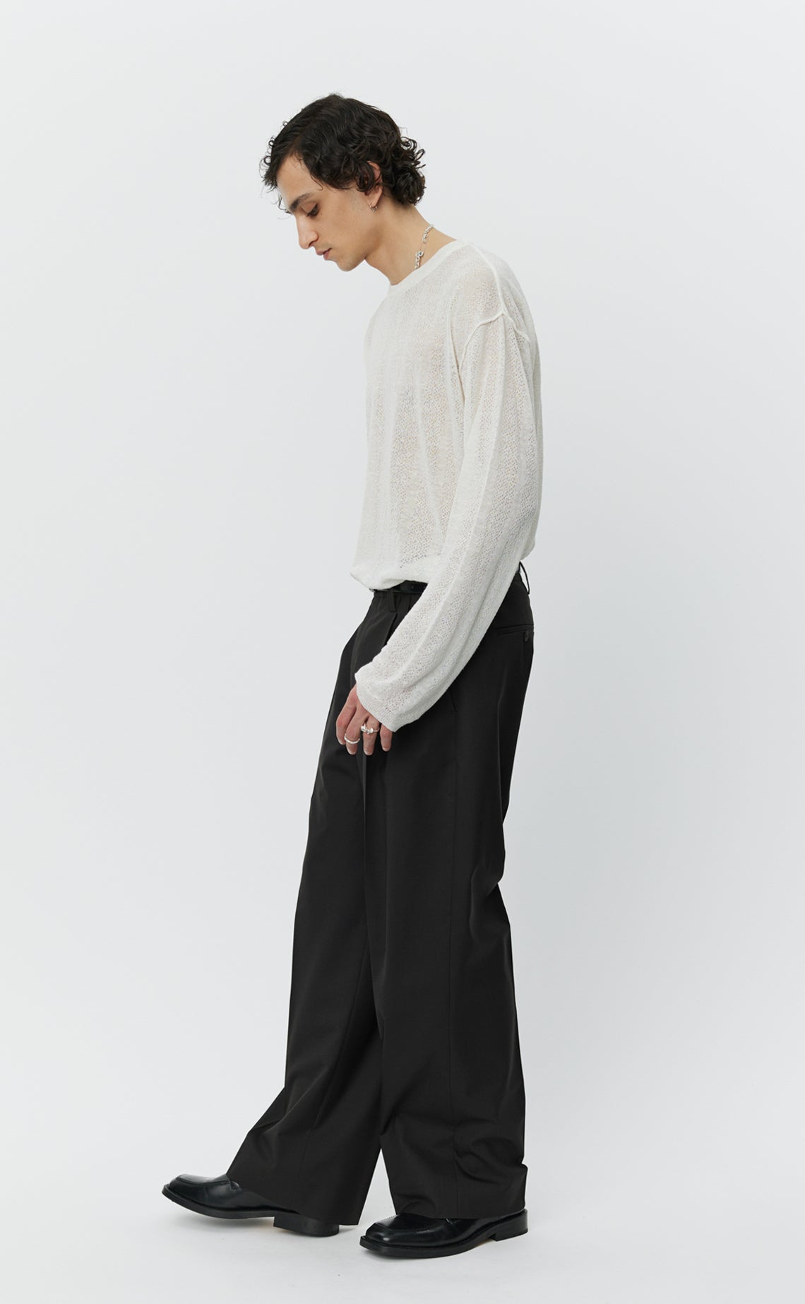 Classic Trousers - Coffee Twill Wool