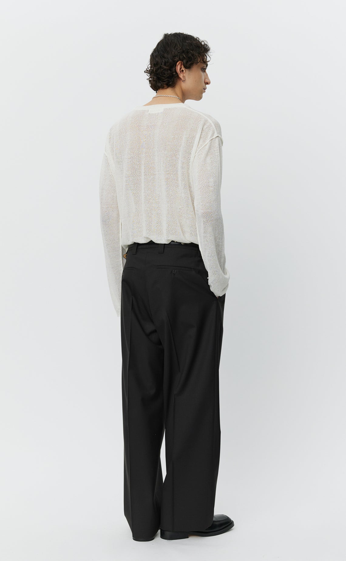 Classic Trousers - Coffee Twill Wool
