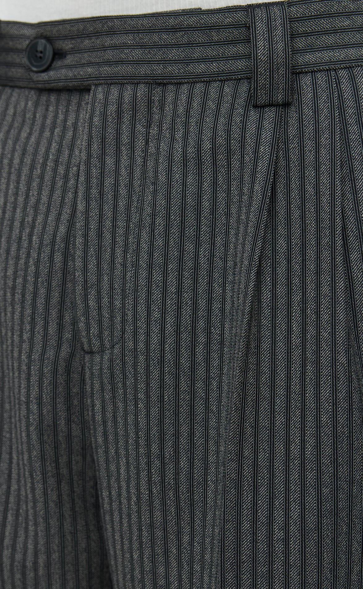 Classic Trousers - Dark Grey Stripe