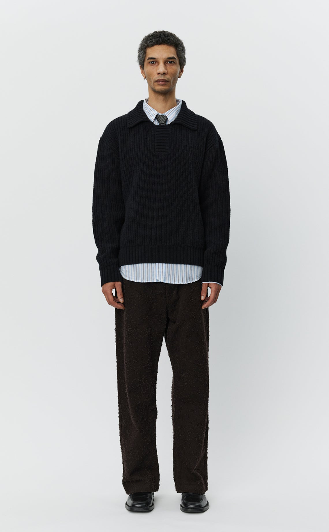 Collar Sweater - Black