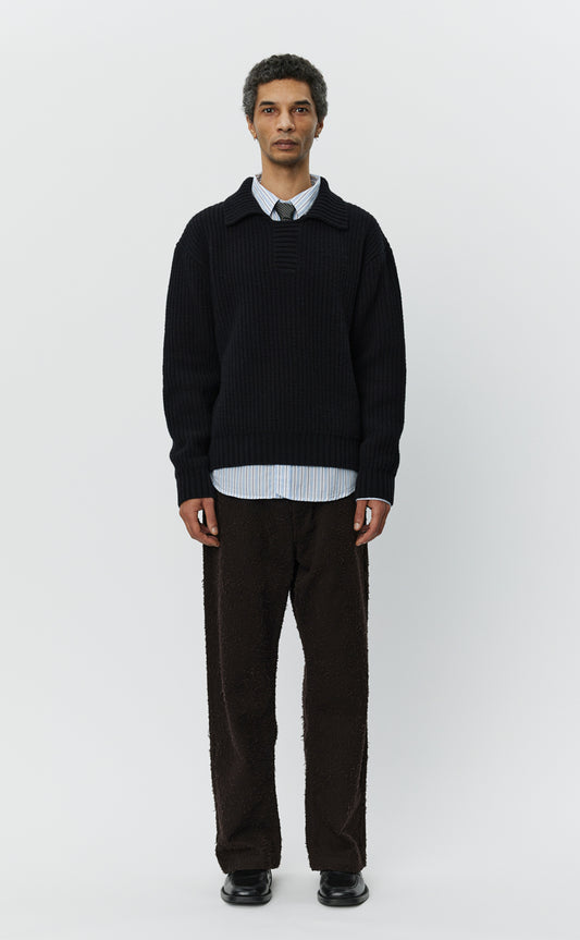 Collar Sweater - Black