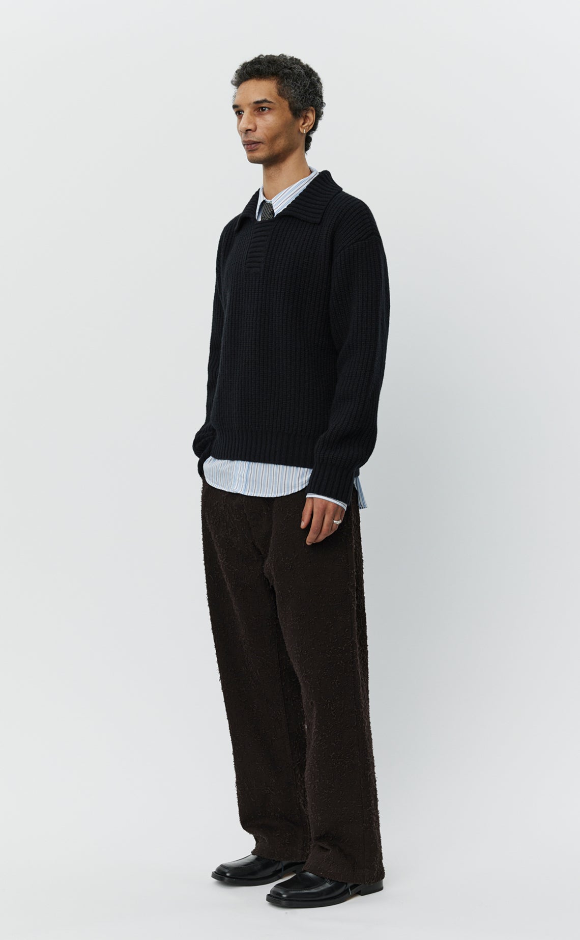 Collar Sweater - Black