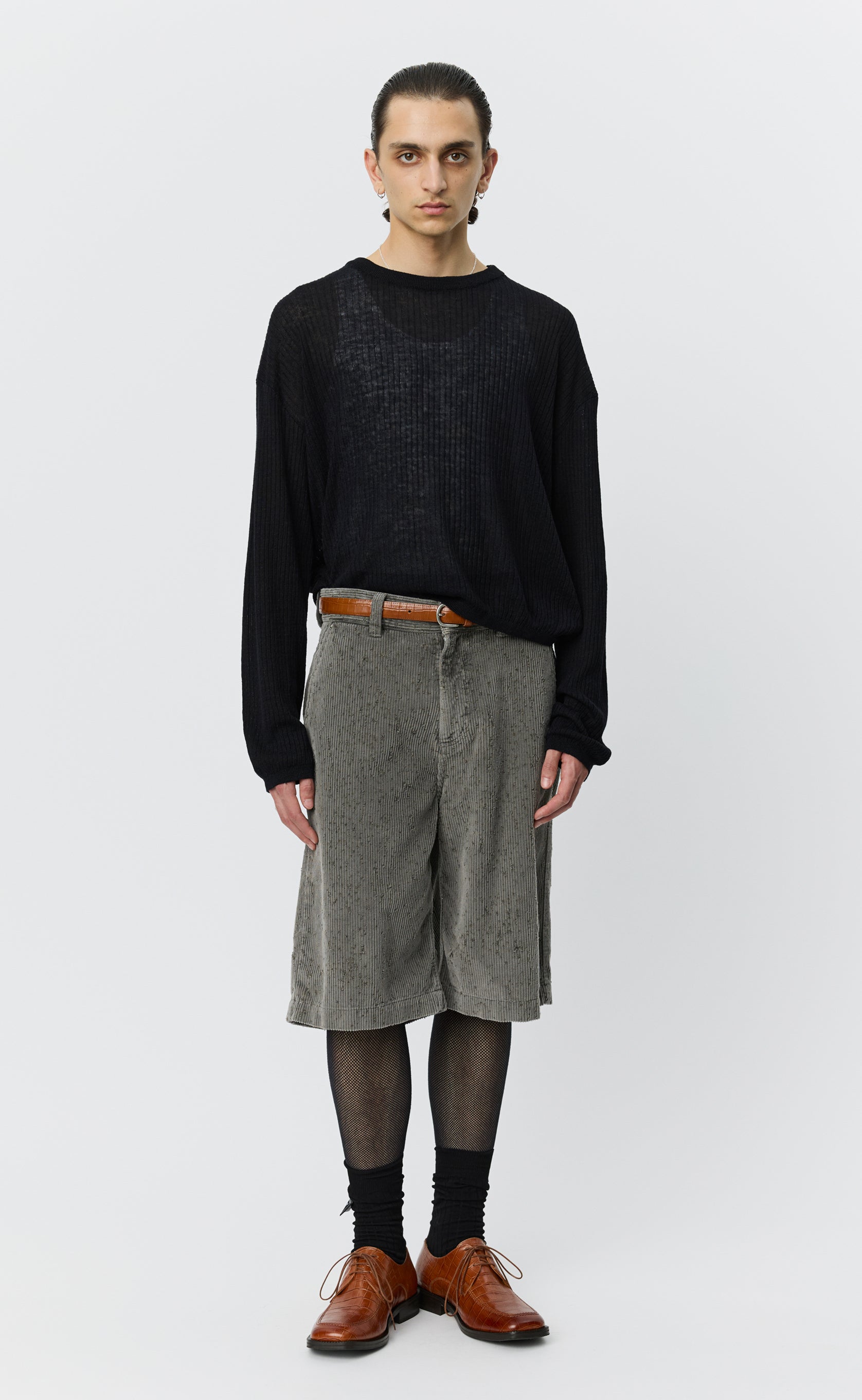 トップス mfpen knit Companion Jumper - Black Rib – mfpen