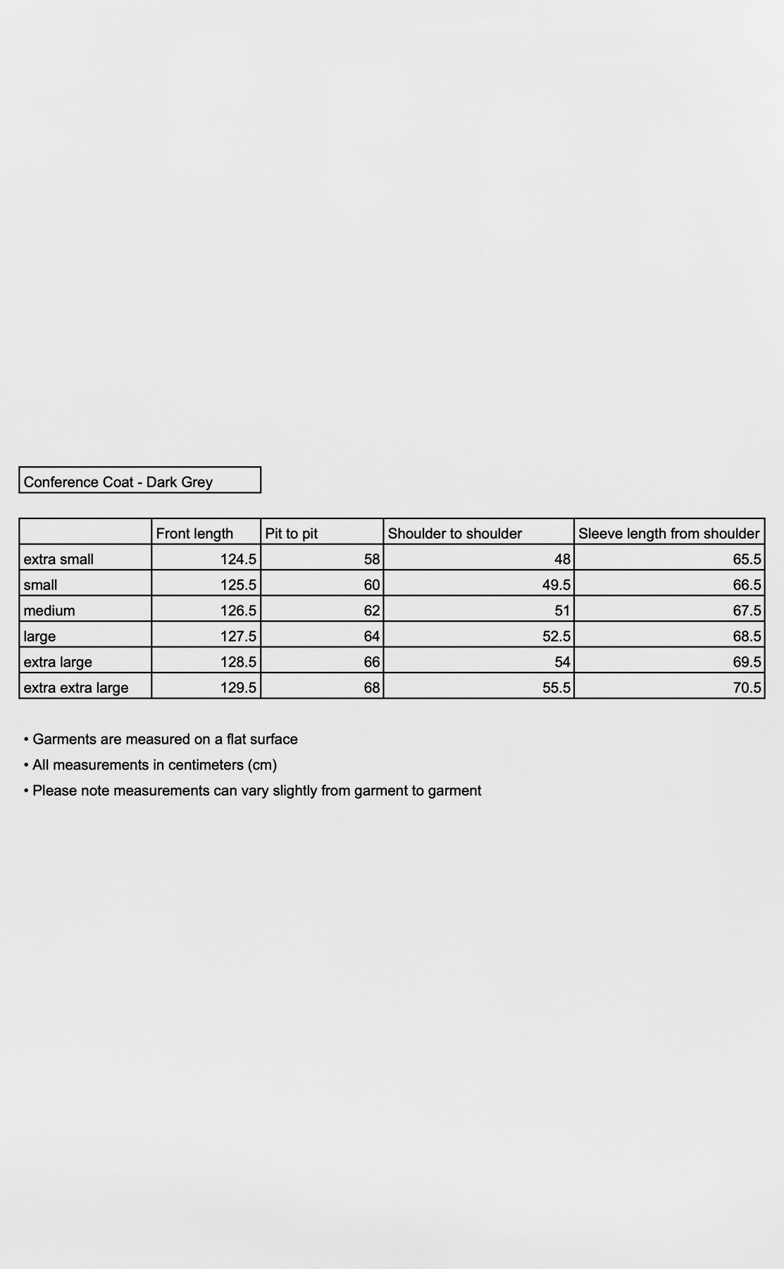 Conference Coat - Dark Grey