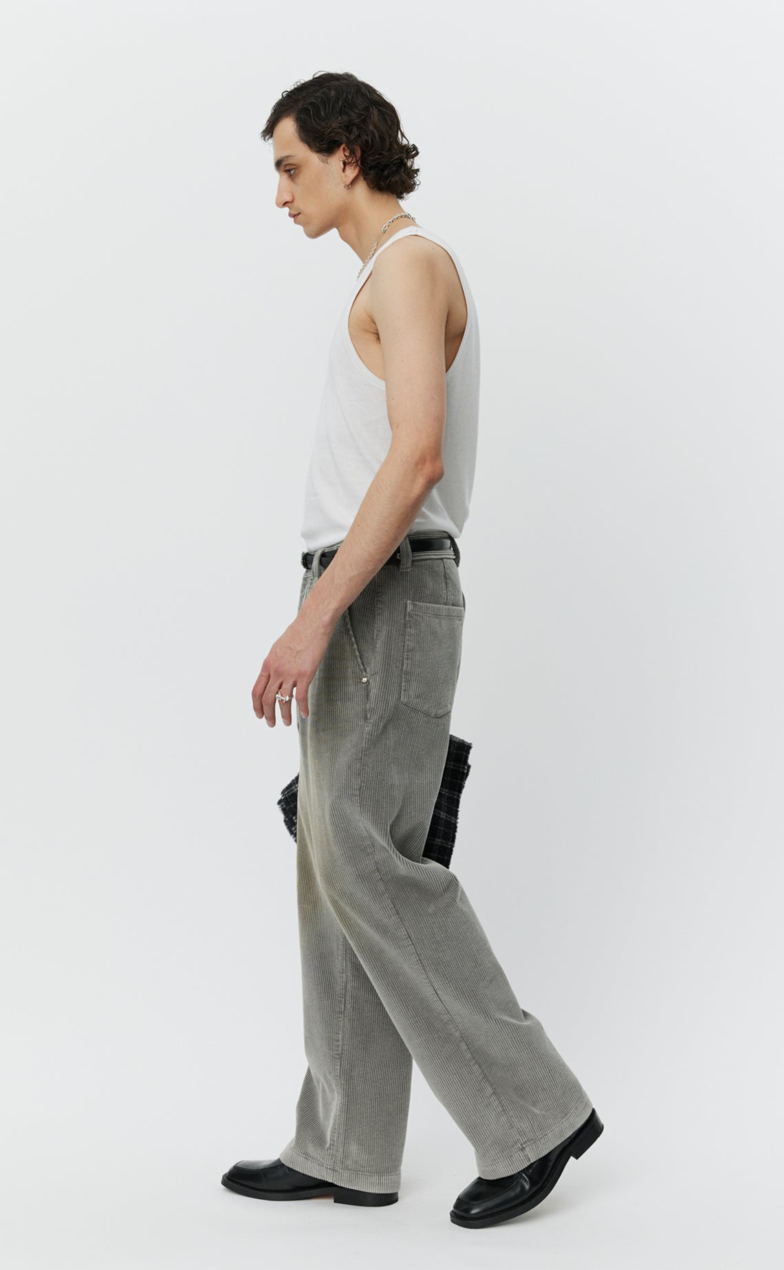 Cord Trousers - Stained Grey