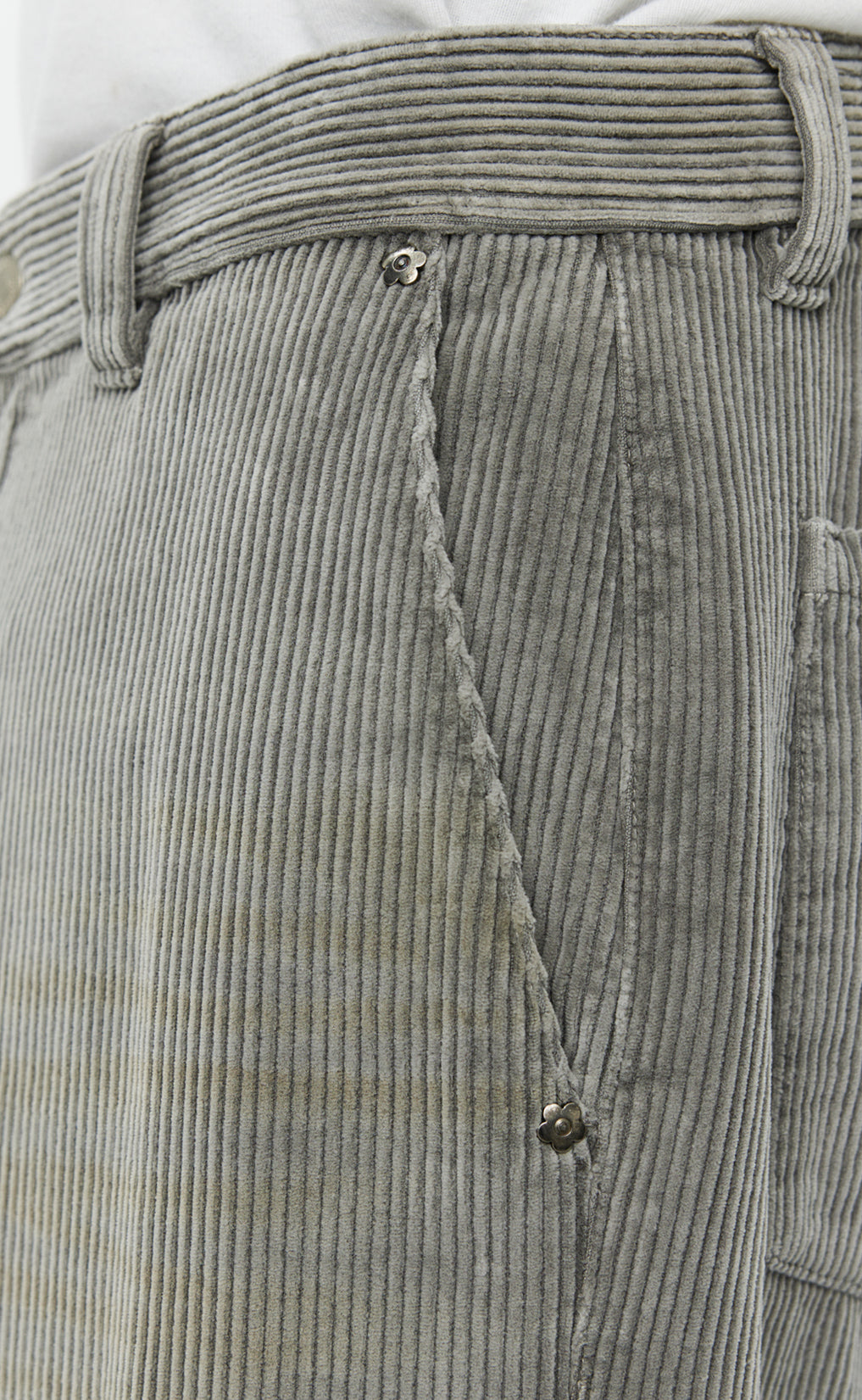 Cord Trousers - Stained Grey