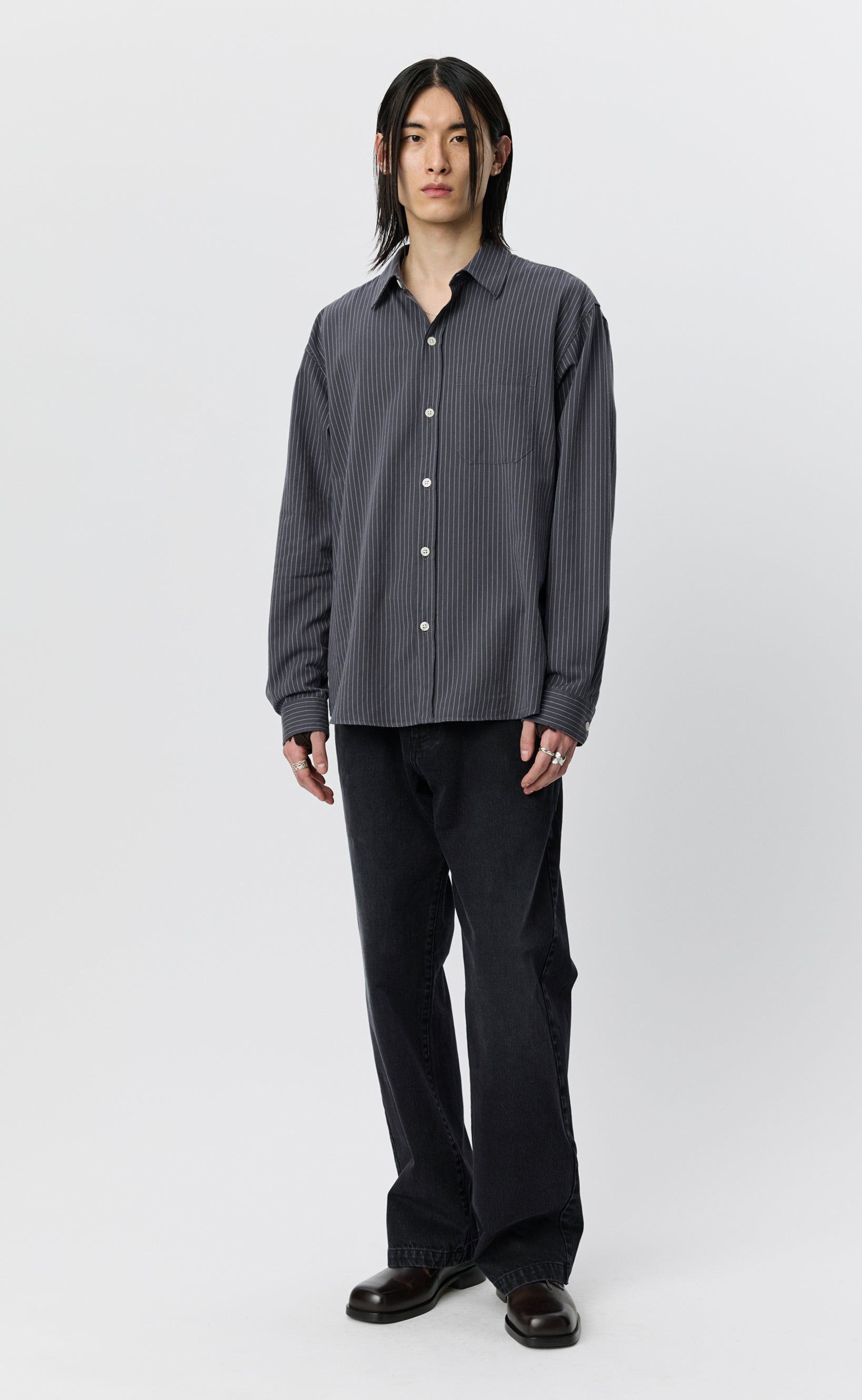 Distant Shirt - Blush Stripe – mfpen