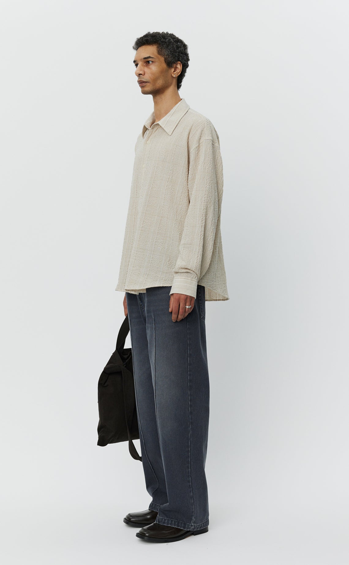 Exact Shirt - Dusty Seersucker Check