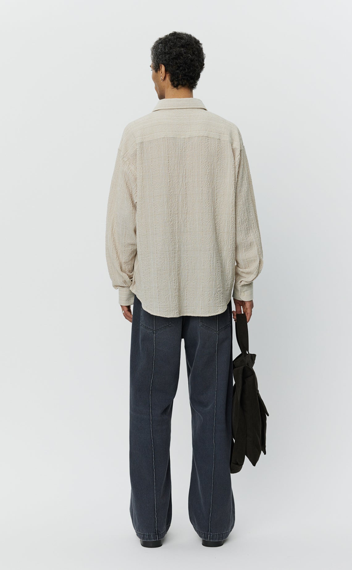 Exact Shirt - Dusty Seersucker Check