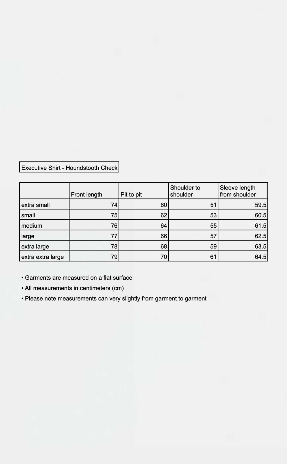Executive Shirt - Houndstooth Check