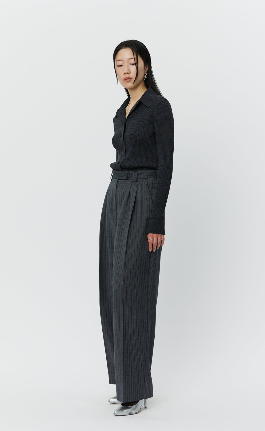 Favorite Trousers - Classic Grey Double Stripe