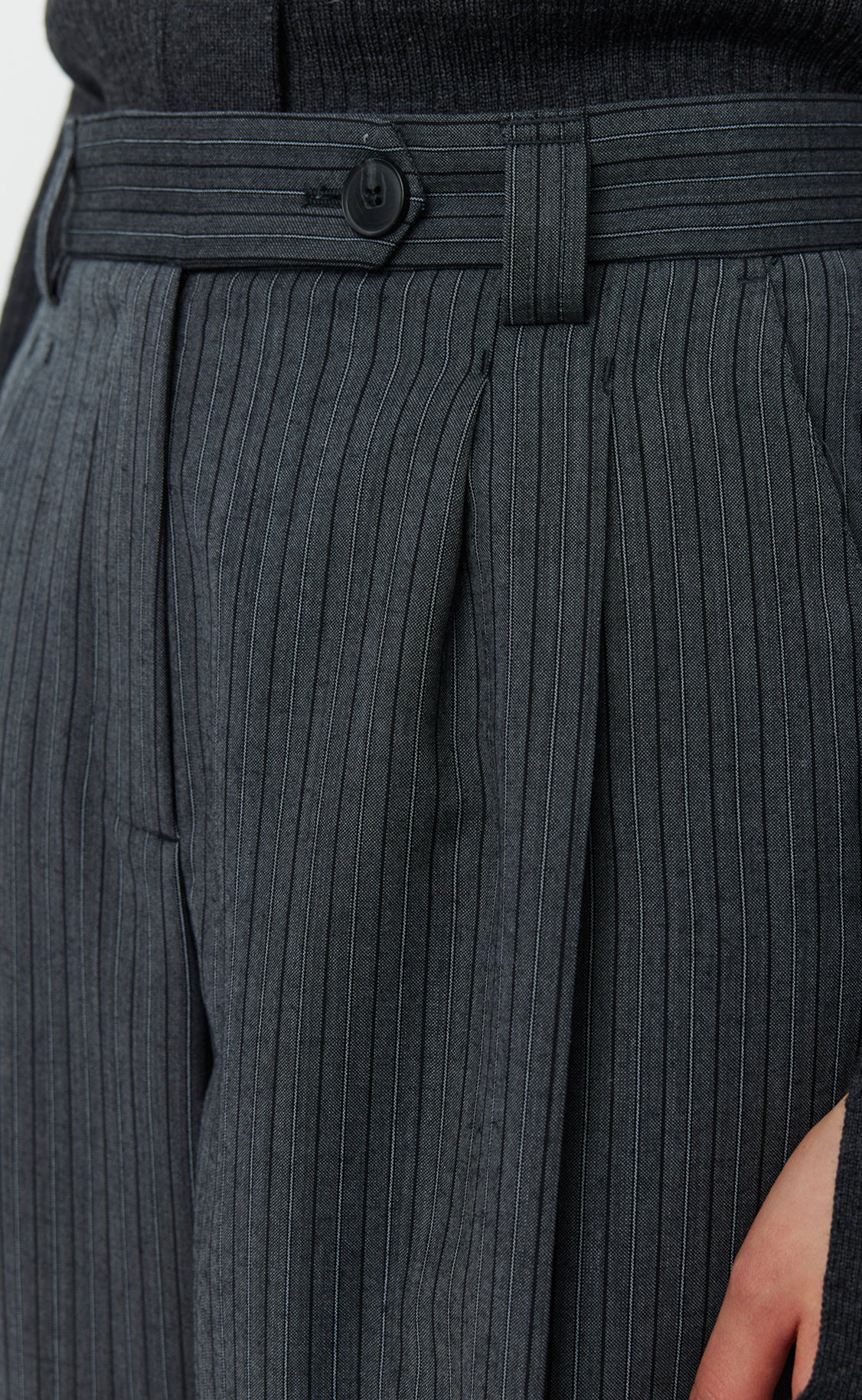 Favorite Trousers - Classic Grey Double Stripe