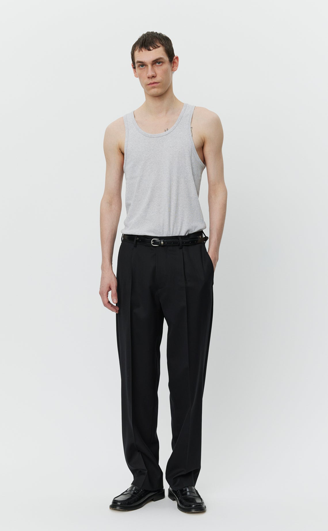 Formal Trousers - Black Wool