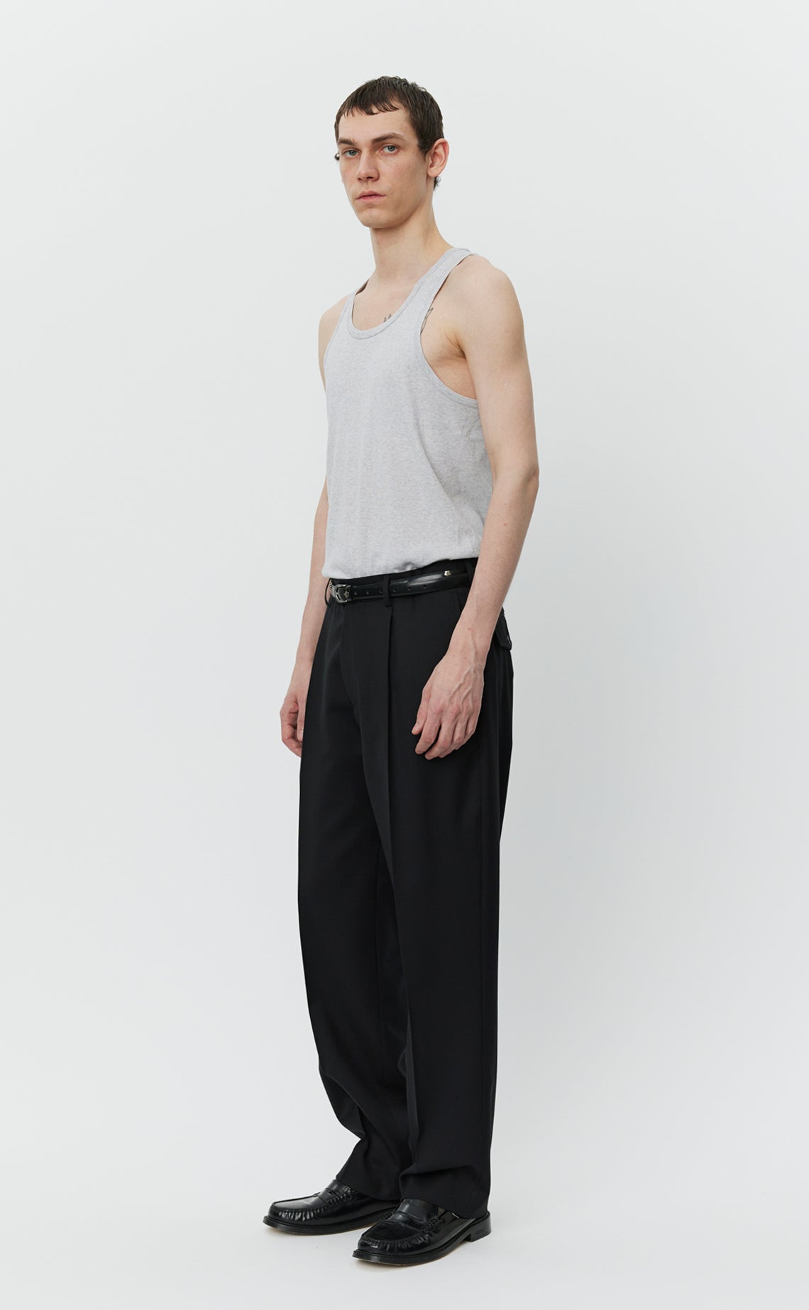 Formal Trousers - Black Wool