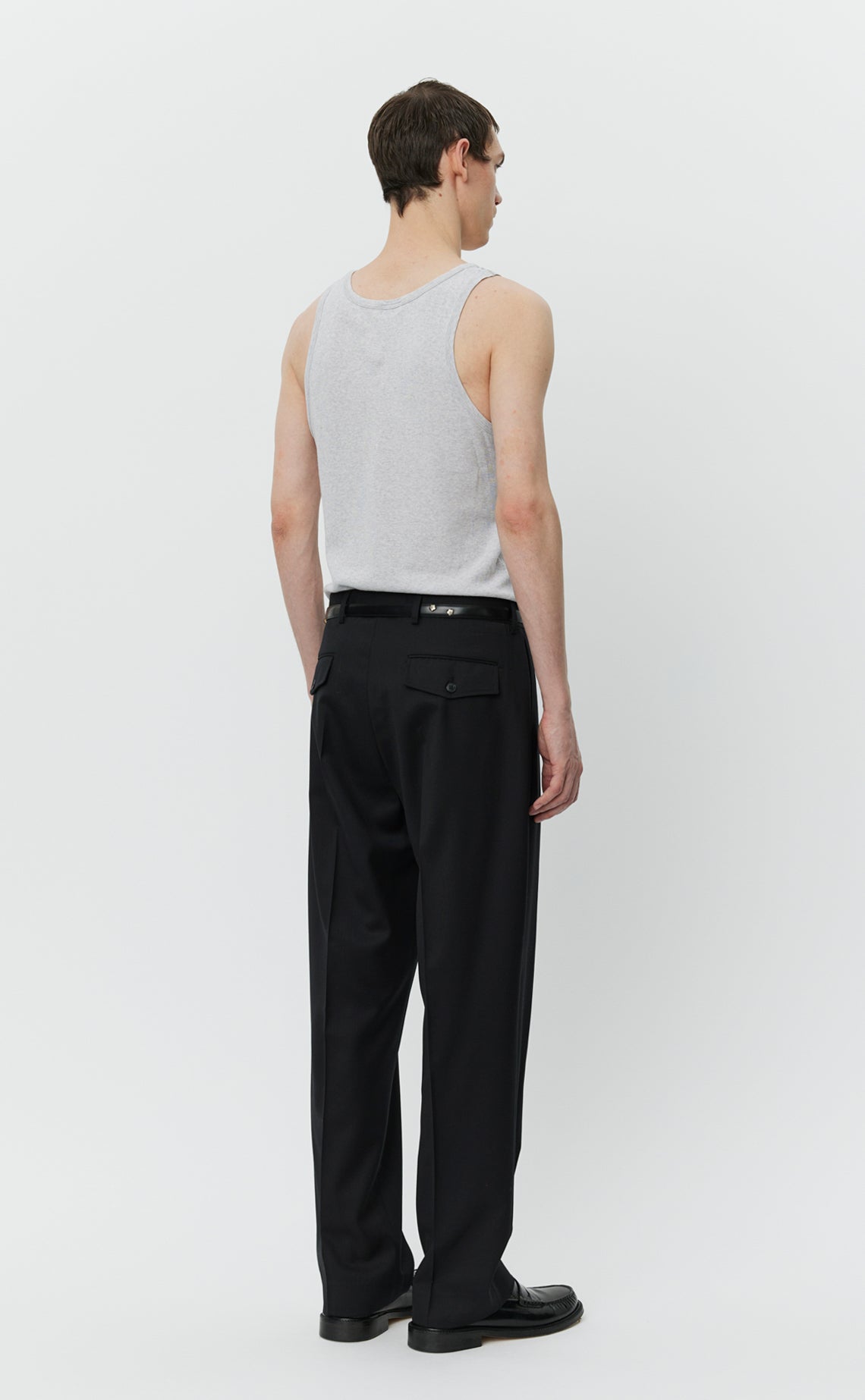 Formal Trousers - Black Wool