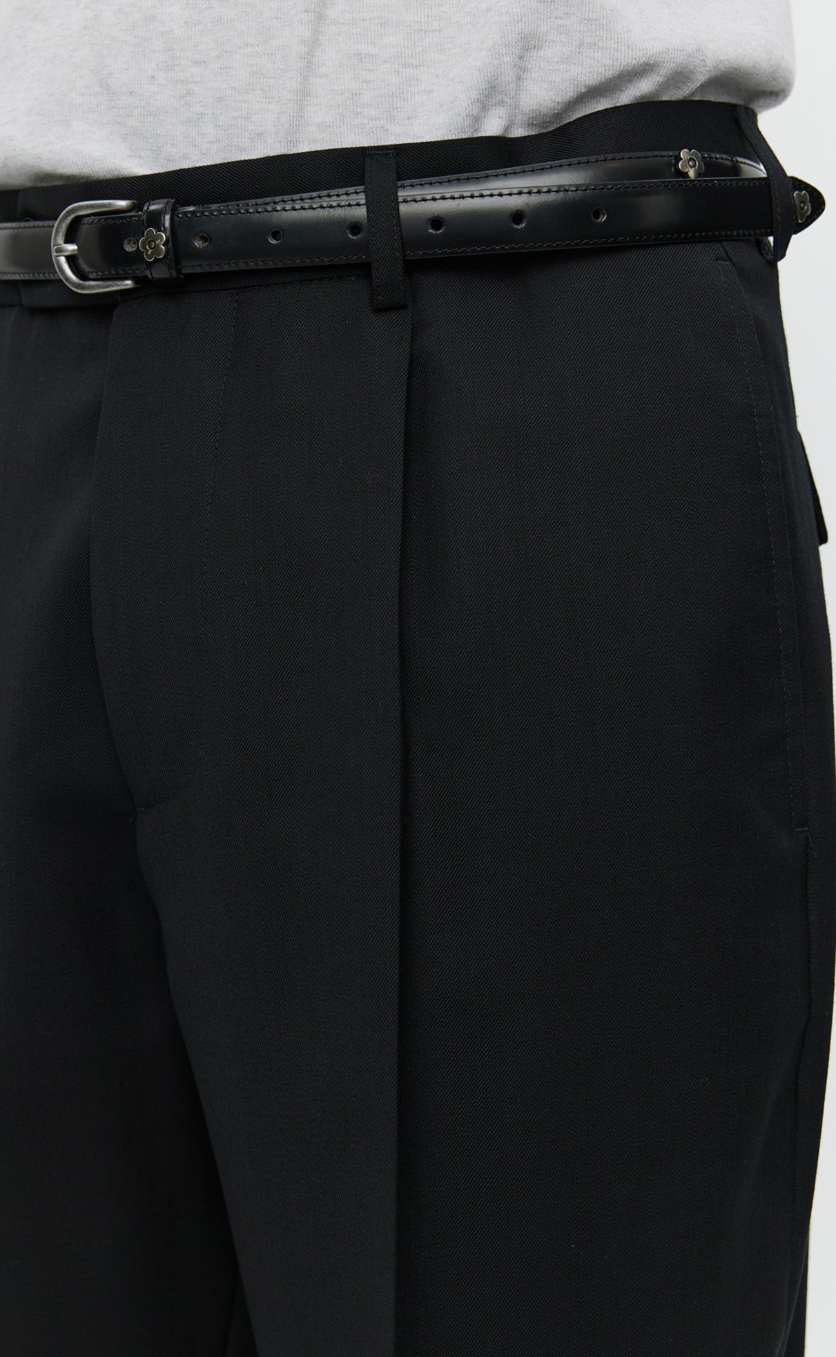 Formal Trousers - Black Wool