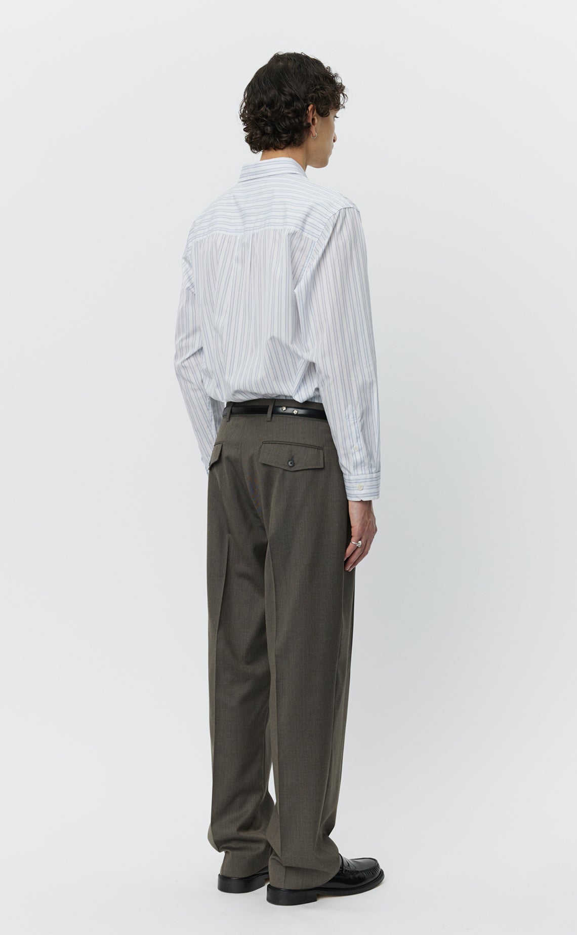 Formal Trousers - Taupe Wool