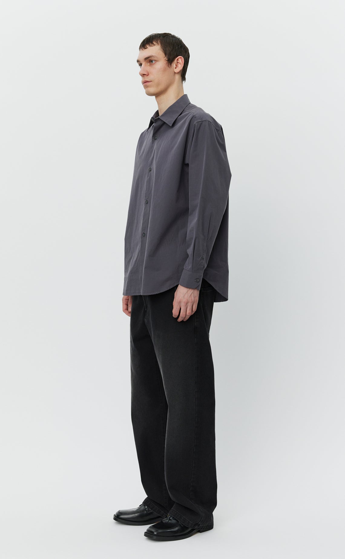 Generous Shirt - Mushroom Poplin
