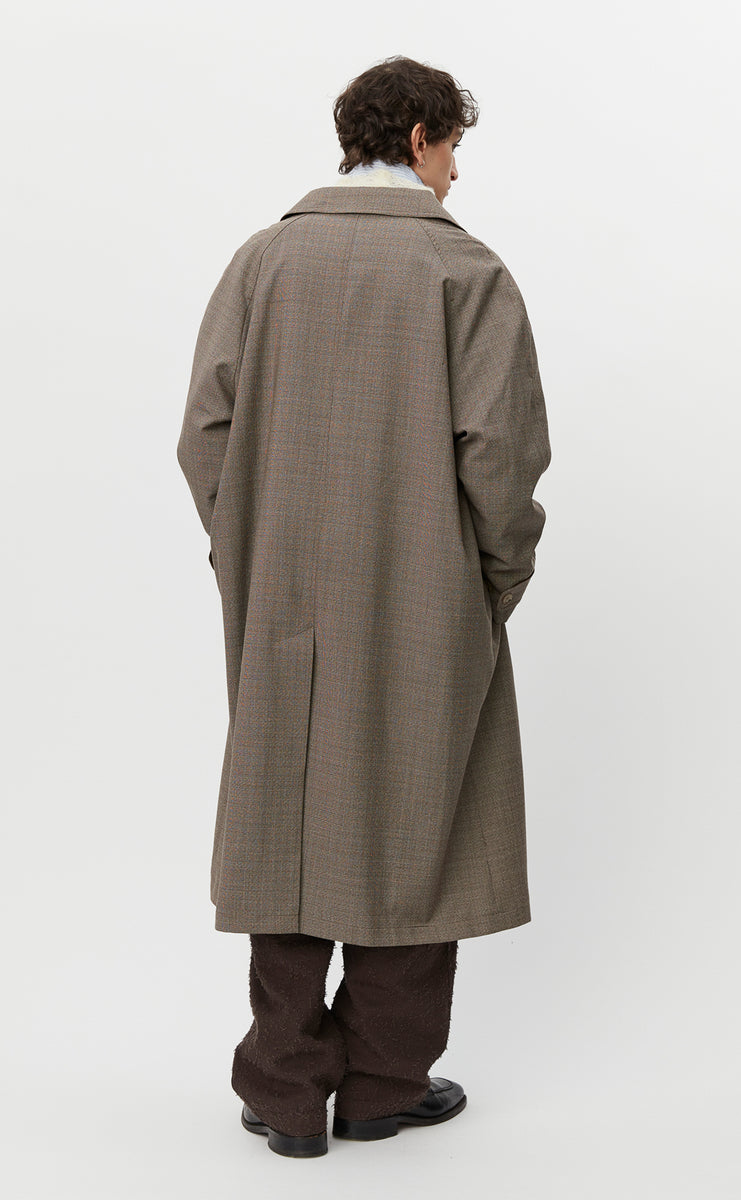 Installation Coat - Brown Glen Check – mfpen