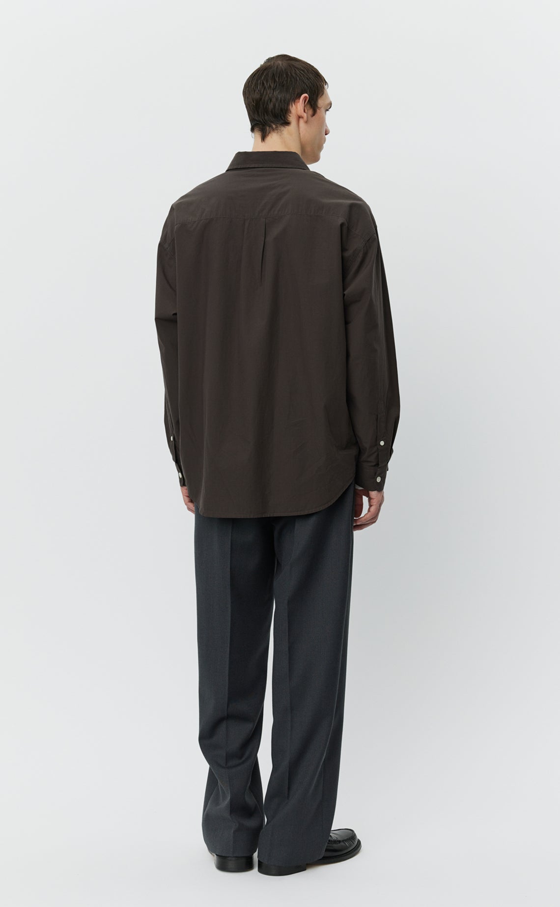 Network Shirt - Brown Micro Structure