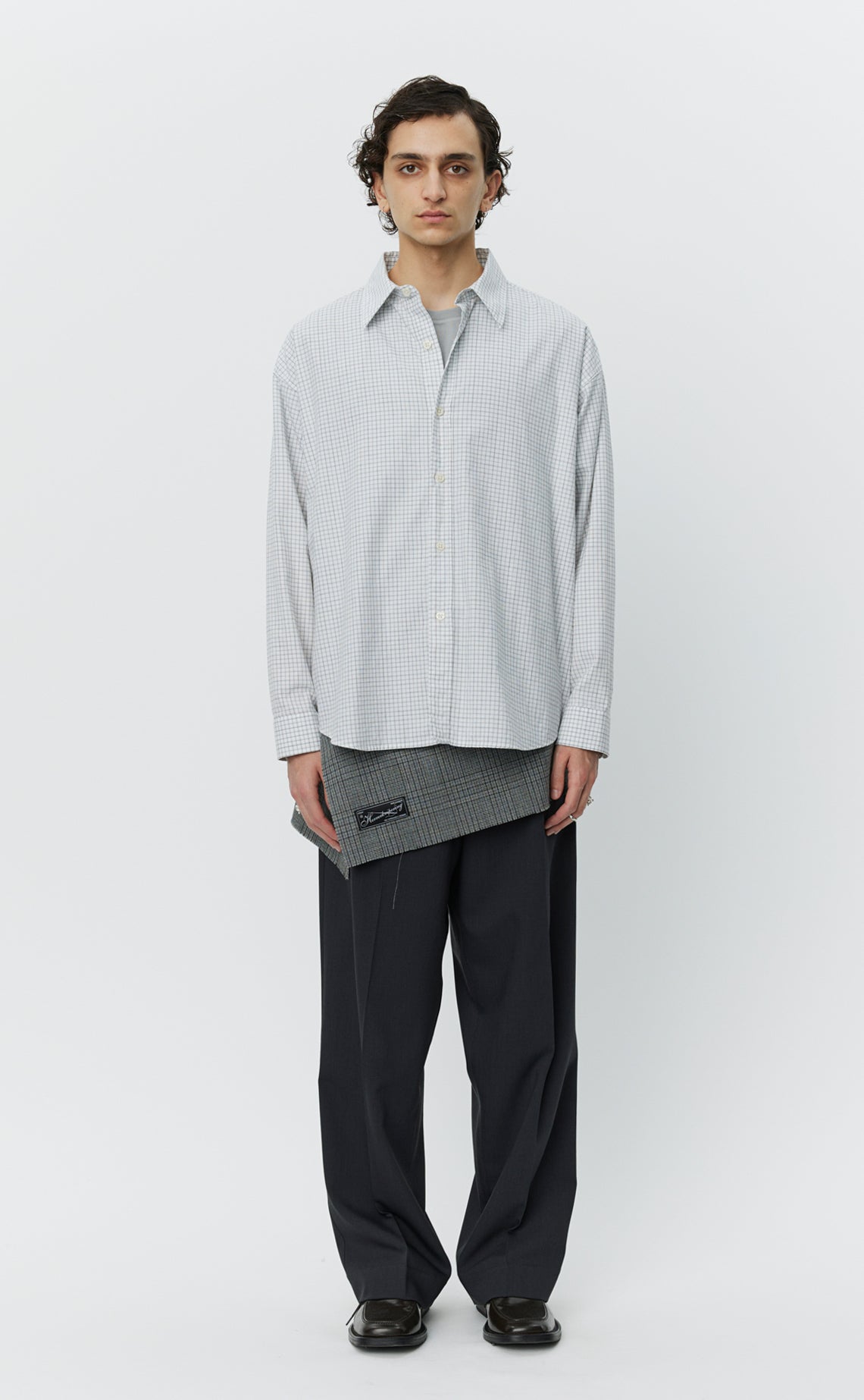 Network Shirt - White Vintage Check