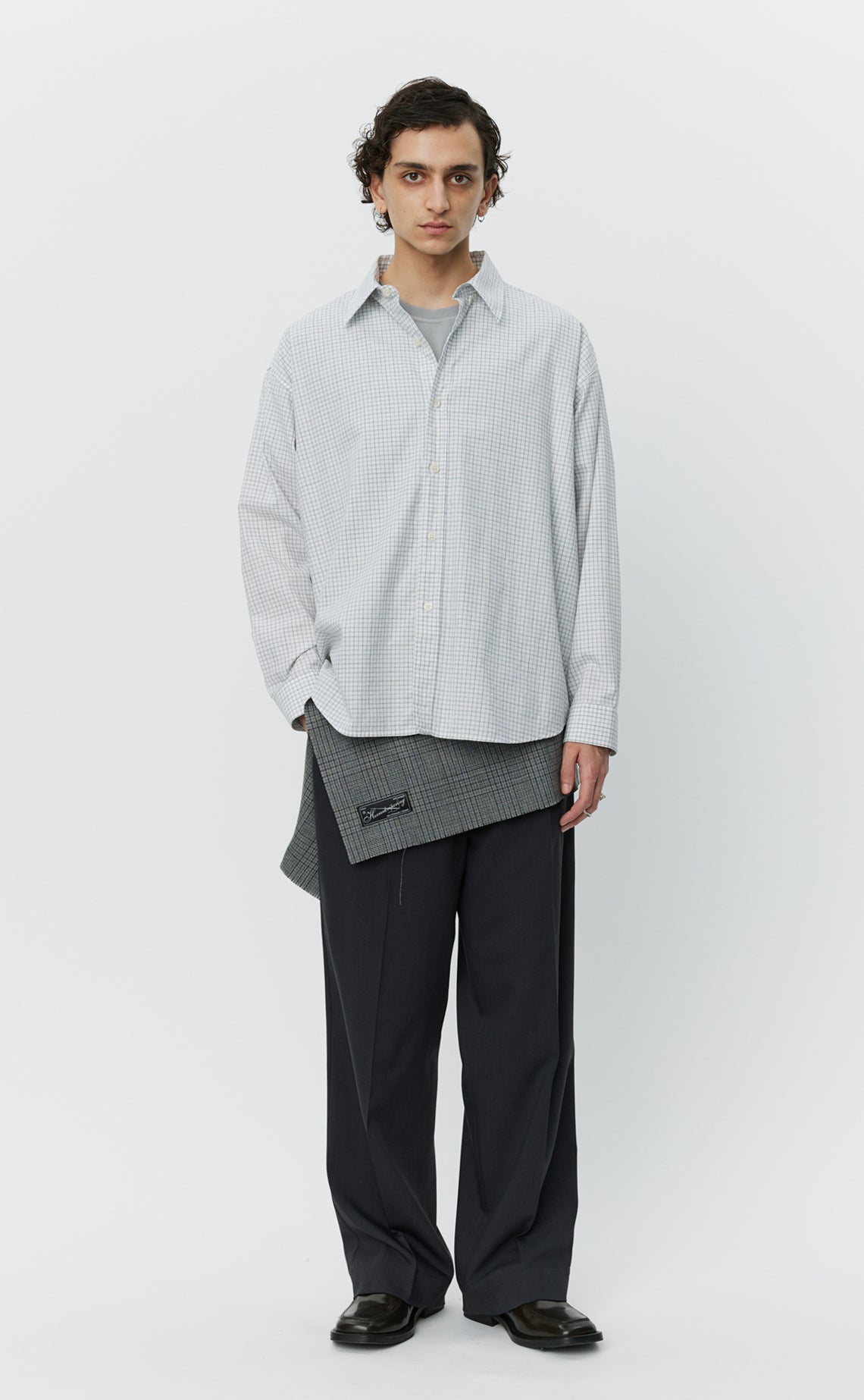 Network Shirt - White Vintage Check