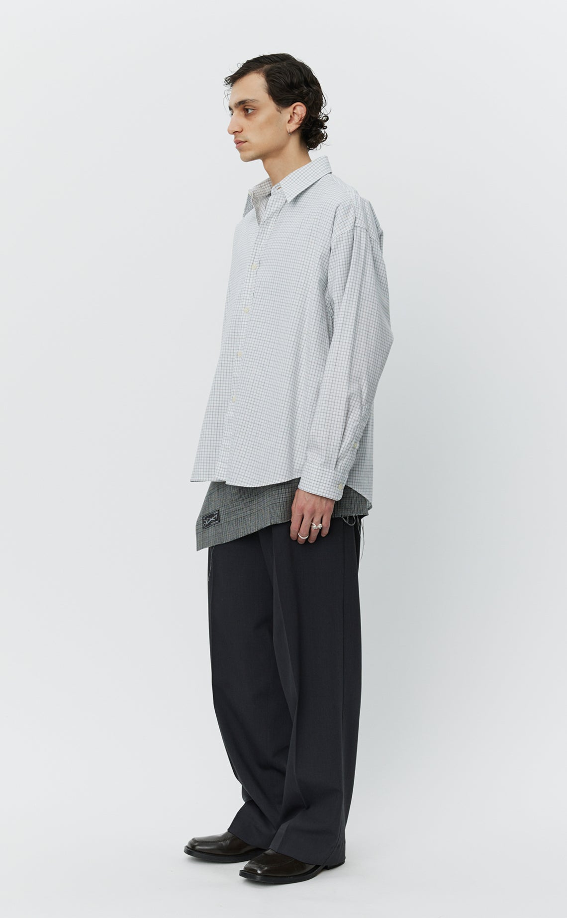 Network Shirt - White Vintage Check