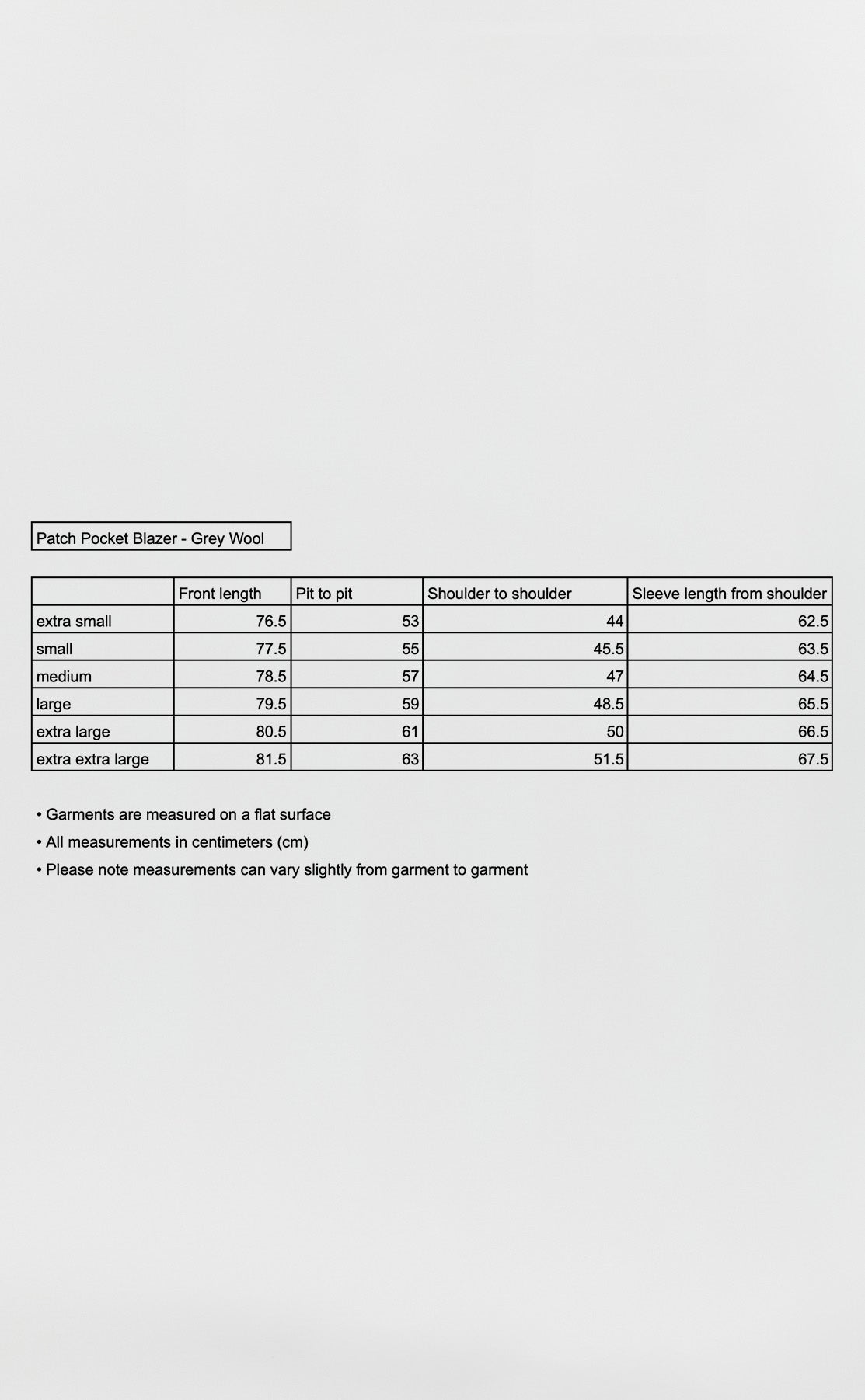 Patch Pocket Blazer - Grey Wool