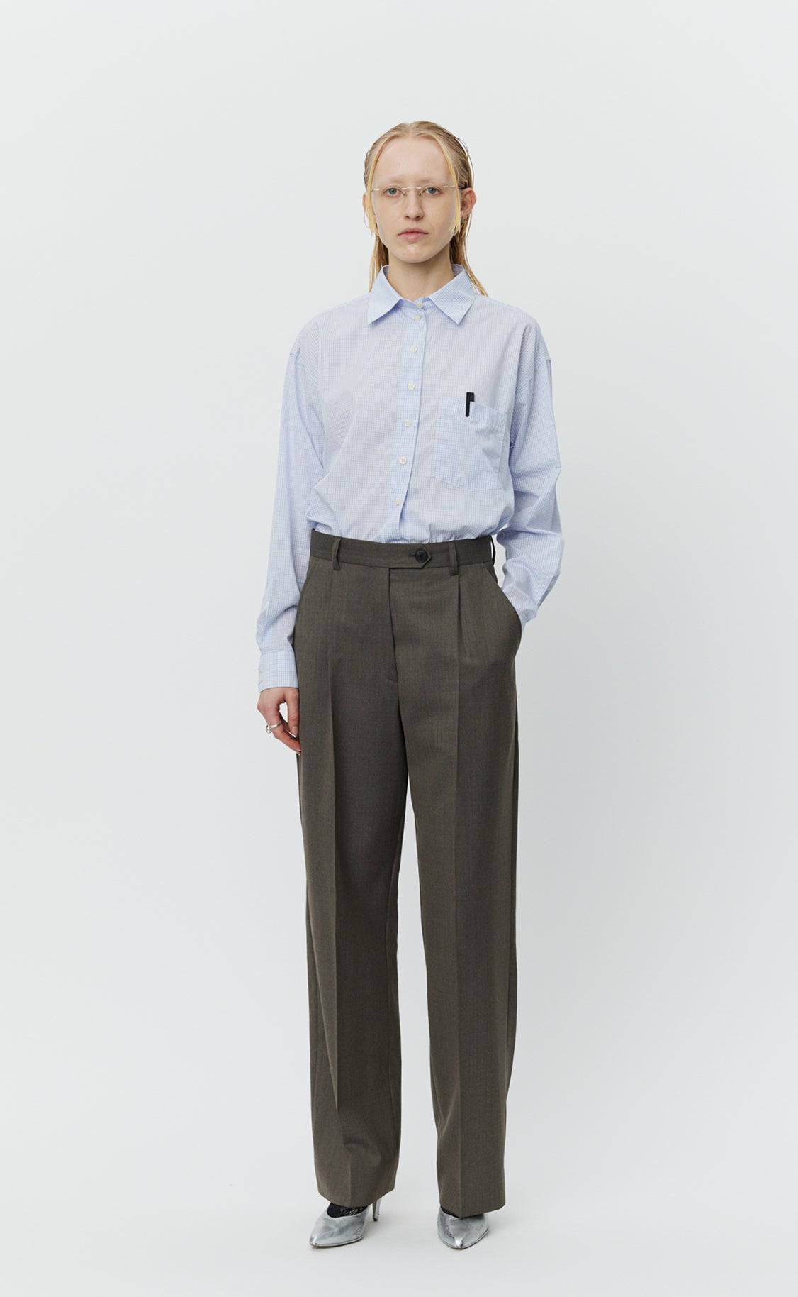Primary Trousers - Taupe Wool
