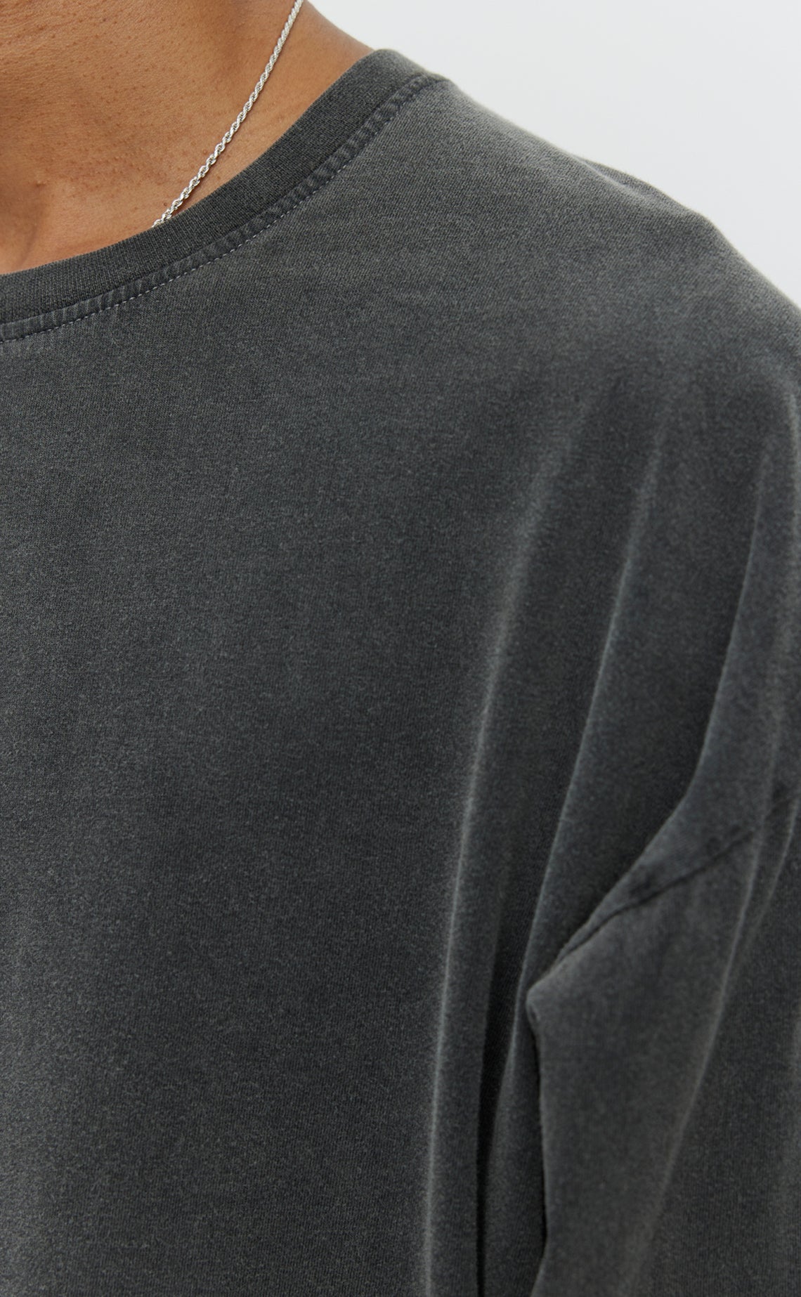 Relaxed LS Tee - Washed Graphite