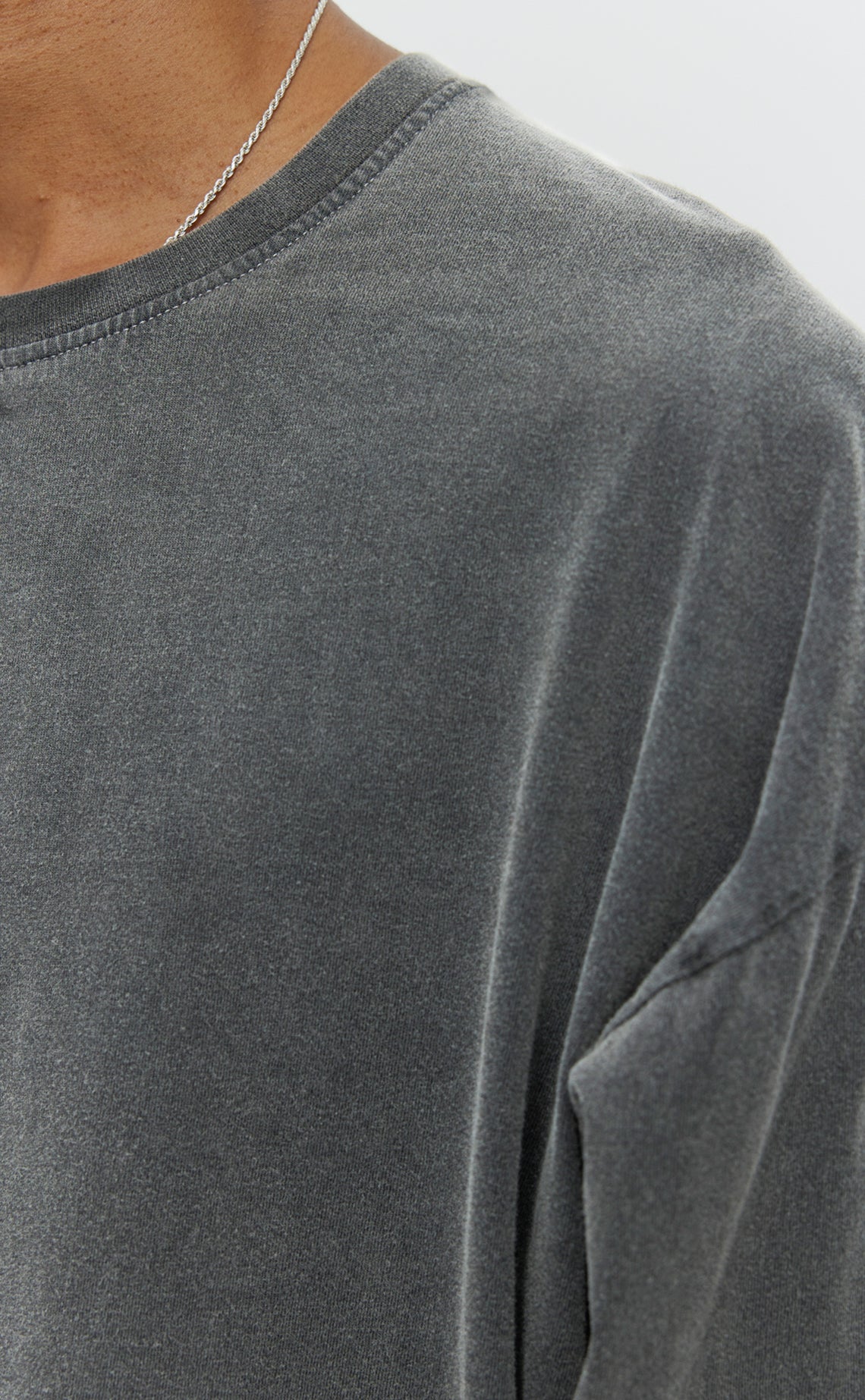 Relaxed LS Tee - Washed Graphite