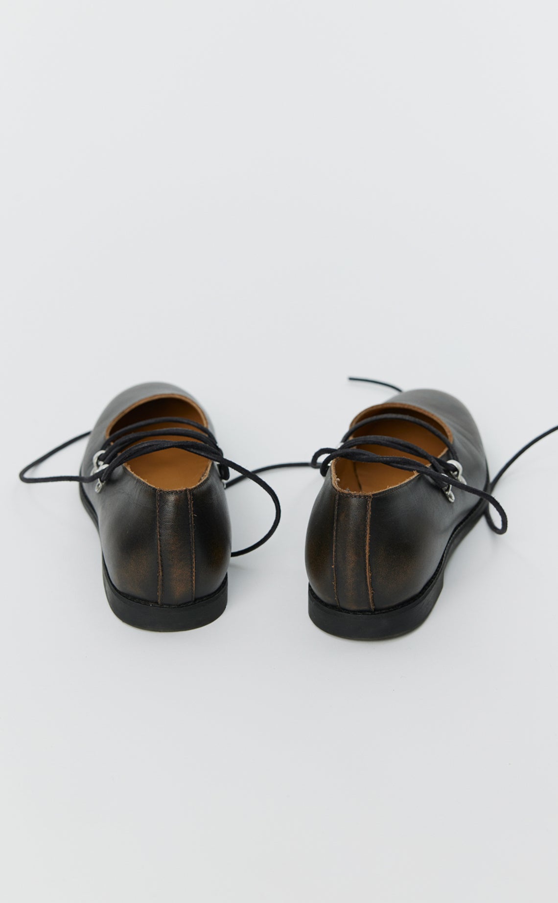 Laced Ballerina - Vintage Brown