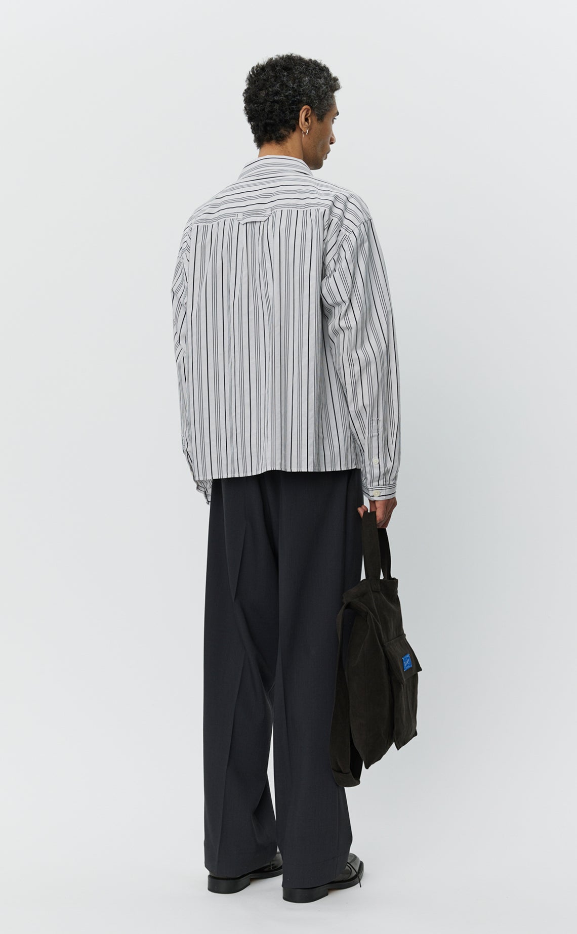 Snooze Shirt - Grey Raised Stripe