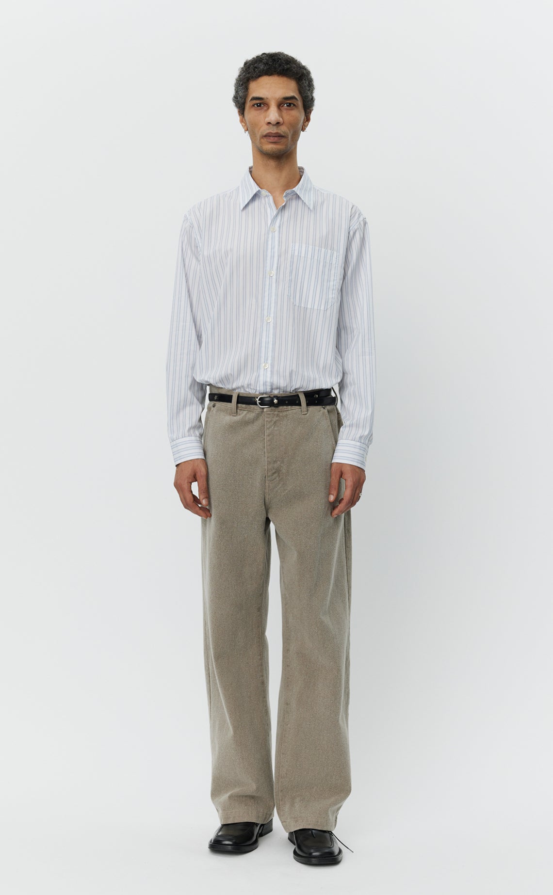 Straight Cut Jeans - Brushed Mudstone