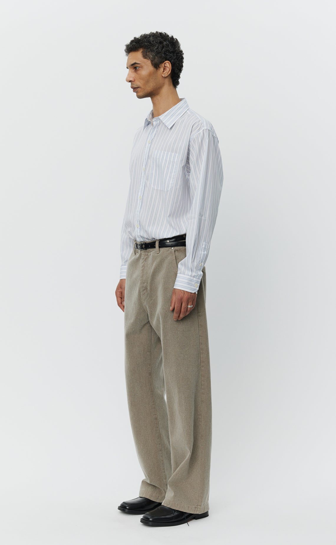 Straight Cut Jeans - Brushed Mudstone