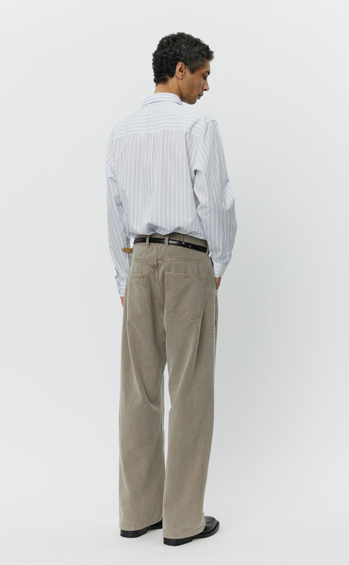 Straight Cut Jeans - Brushed Mudstone