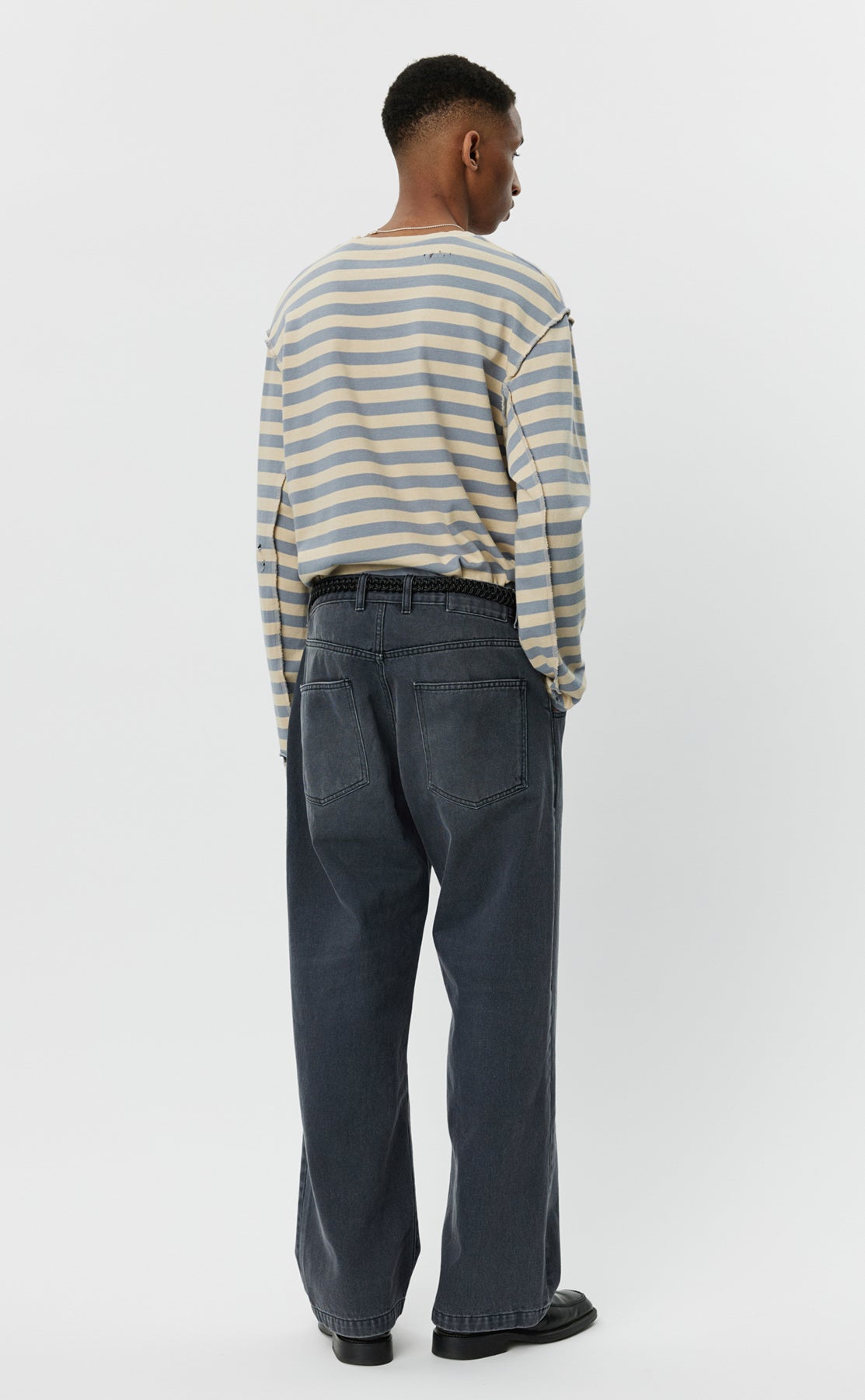 Straight Cut Jeans - Washed Slate
