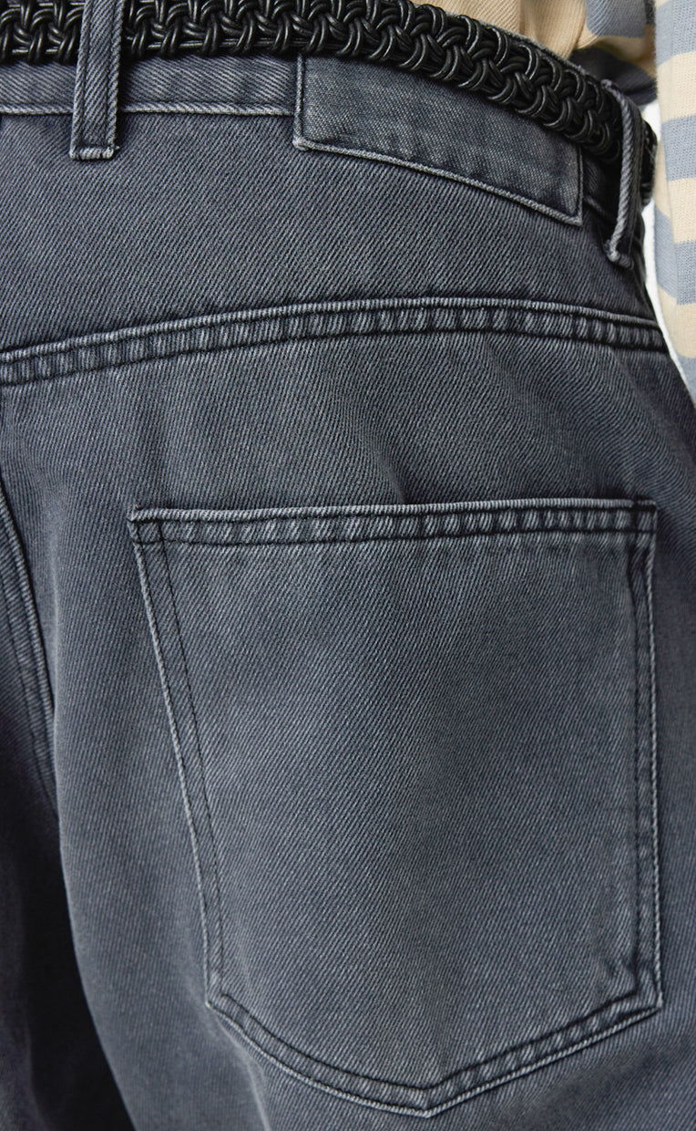 Straight Cut Jeans - Washed Slate