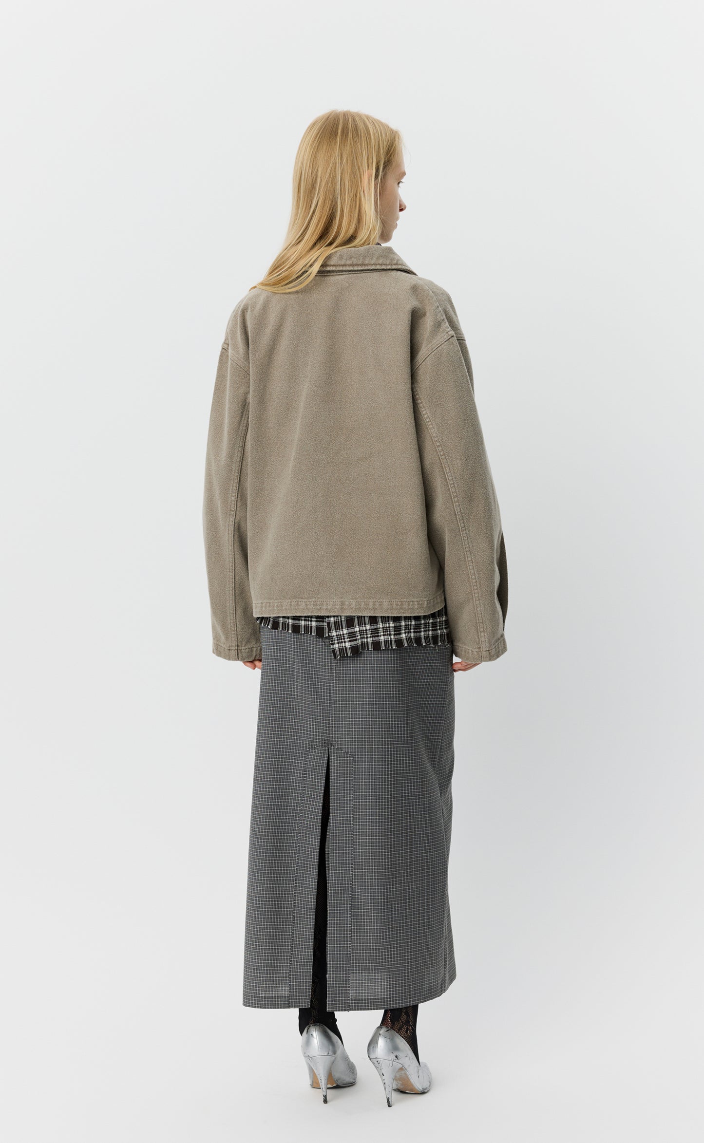 Womens Painters Jacket - Brushed Mudstone