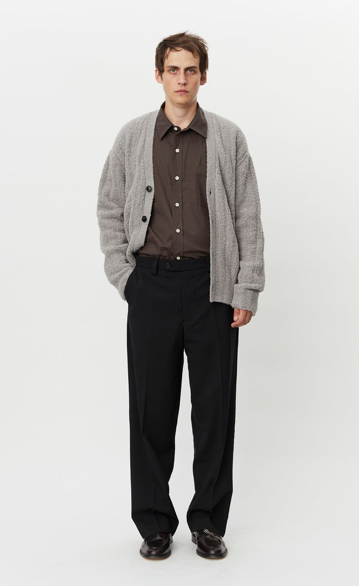 Studio Trousers - Black Wool