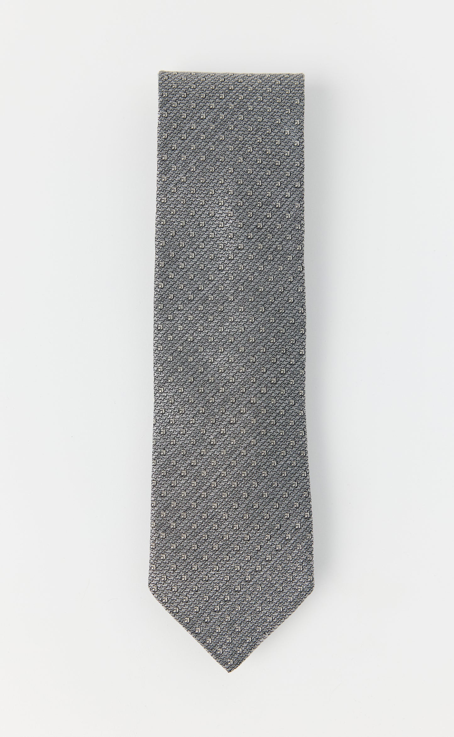 Banquet Tie - Silver Dots