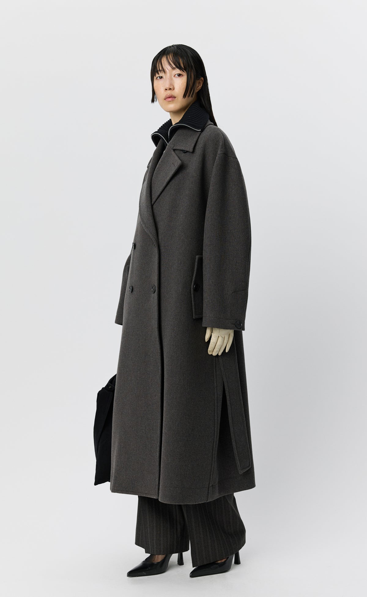 Auditor Coat - Ash Brown