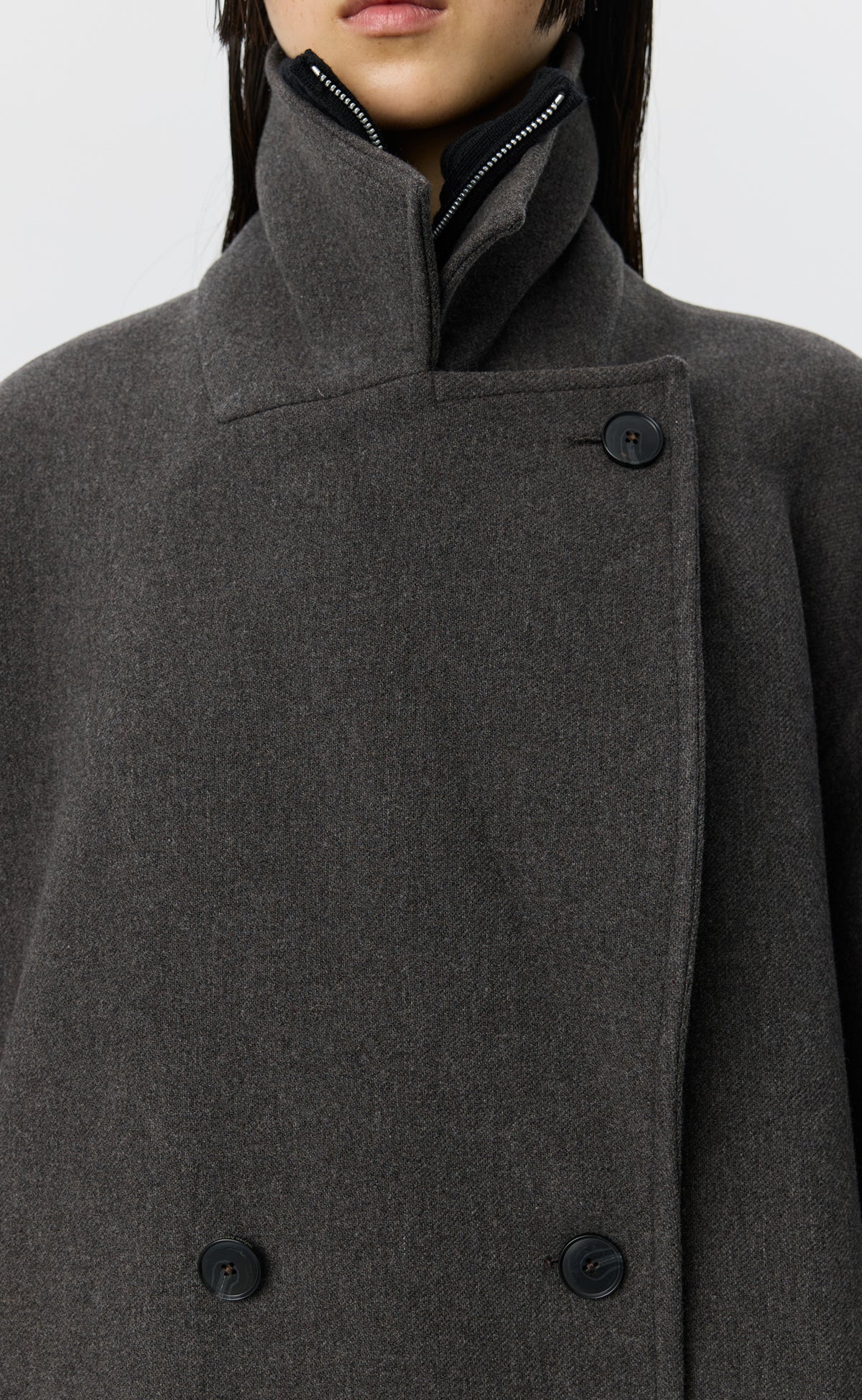 Auditor Coat - Ash Brown