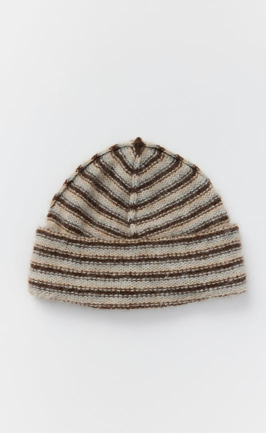 Session Beanie - Brown Stripe