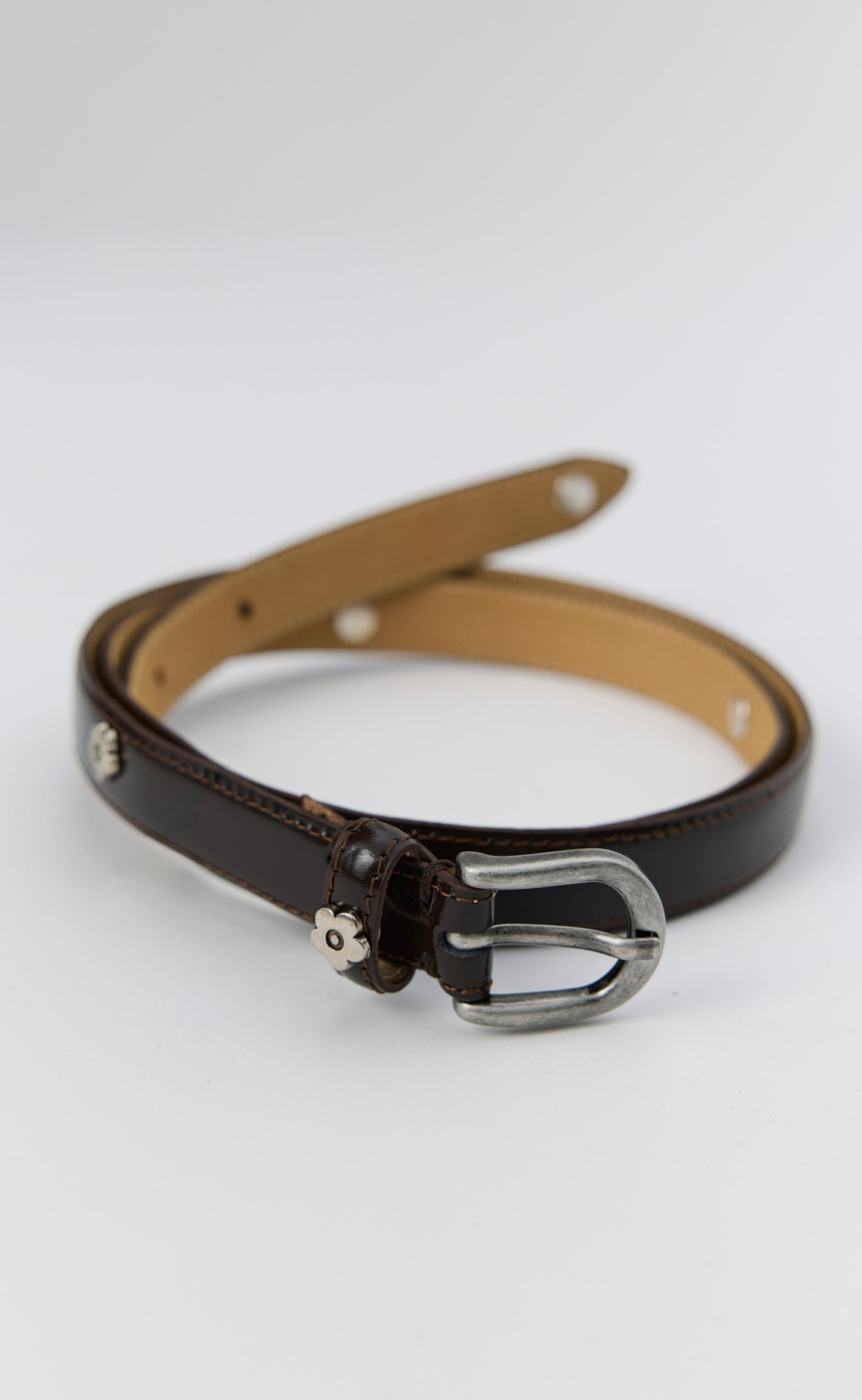 Purpose Belt - Rivet Brown Polido
